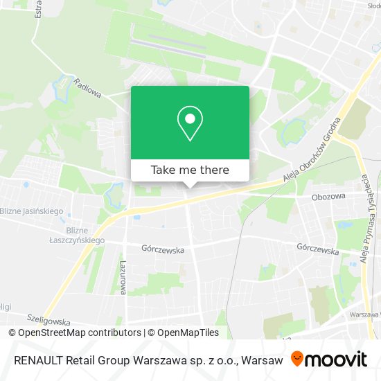 RENAULT Retail Group Warszawa sp. z o.o. map