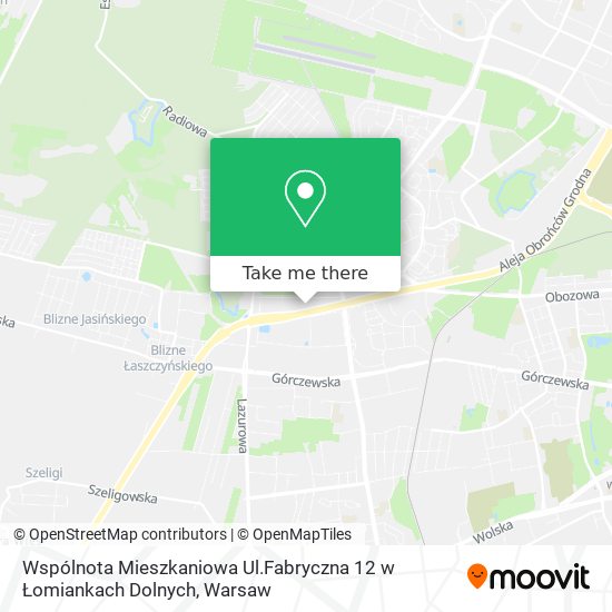 Wspólnota Mieszkaniowa Ul.Fabryczna 12 w Łomiankach Dolnych map