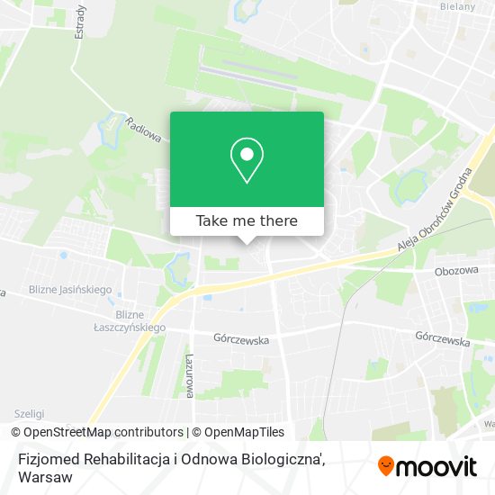 Карта Fizjomed Rehabilitacja i Odnowa Biologiczna'