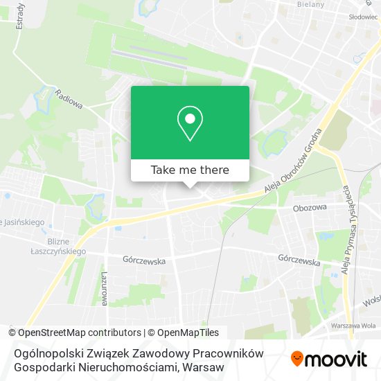 Ogólnopolski Związek Zawodowy Pracowników Gospodarki Nieruchomościami map