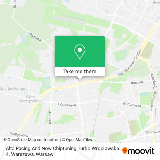 Alta Racing And Now Chiptuning Turbo Wrocławska 4. Warszawa map