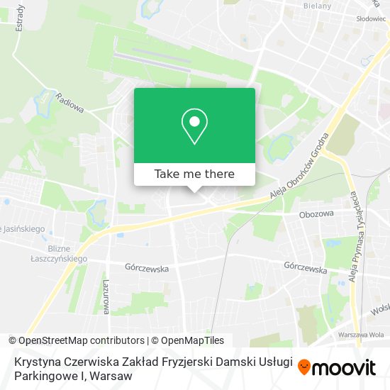 Krystyna Czerwiska Zakład Fryzjerski Damski Usługi Parkingowe I map