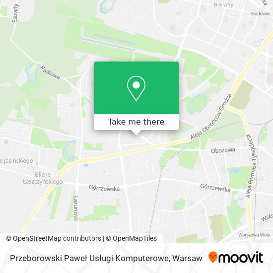 Przeborowski Paweł Usługi Komputerowe map