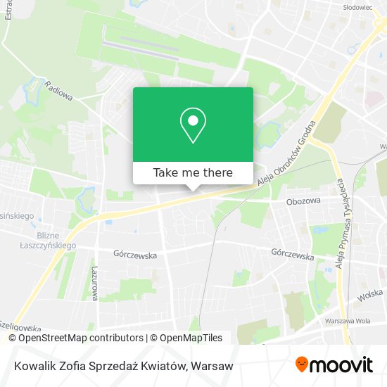 Kowalik Zofia Sprzedaż Kwiatów map