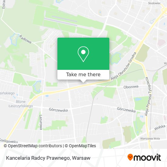 Kancelaria Radcy Prawnego map