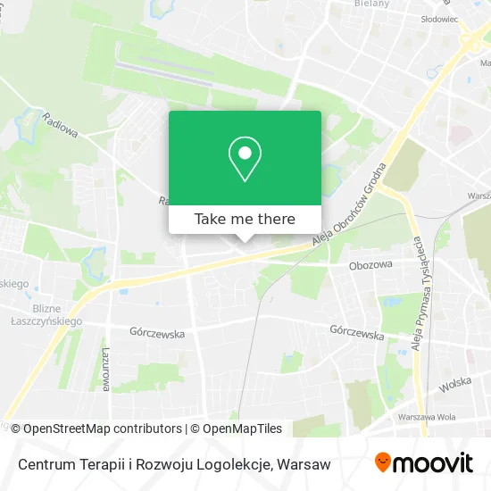 Карта Centrum Terapii i Rozwoju Logolekcje