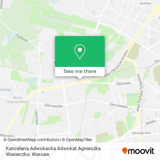 Kancelaria Adwokacka Adwokat Agnieszka Wasieczko map