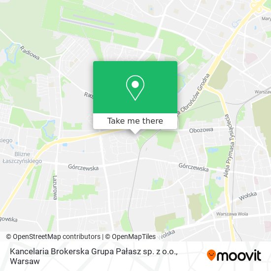 Kancelaria Brokerska Grupa Pałasz sp. z o.o. map