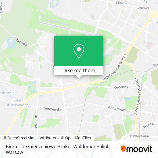 Biuro Ubezpieczeniowe Broker Waldemar Sulich map