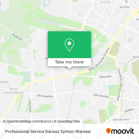 Professional Service Dariusz Symon map