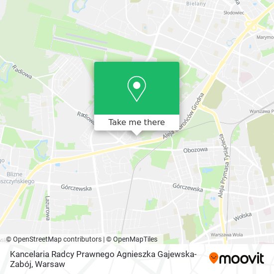 Kancelaria Radcy Prawnego Agnieszka Gajewska-Zabój map