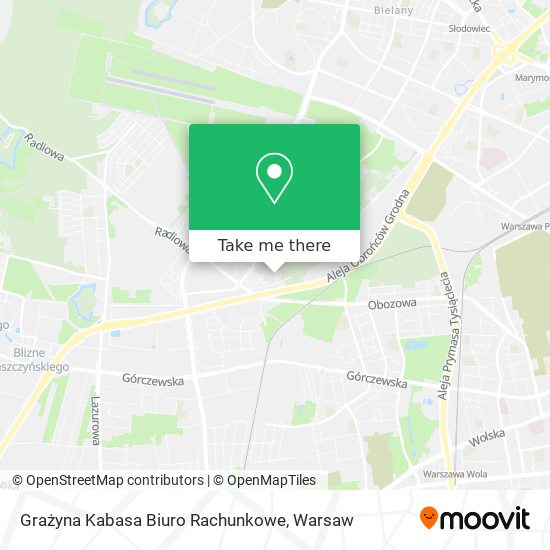 Grażyna Kabasa Biuro Rachunkowe map