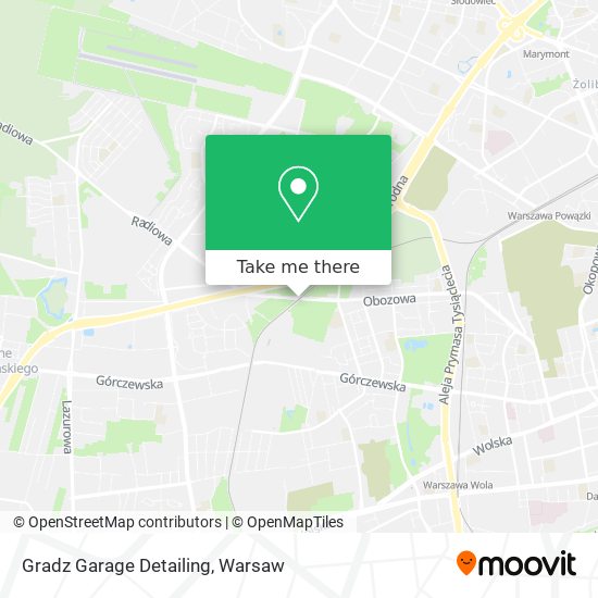 Gradz Garage Detailing map