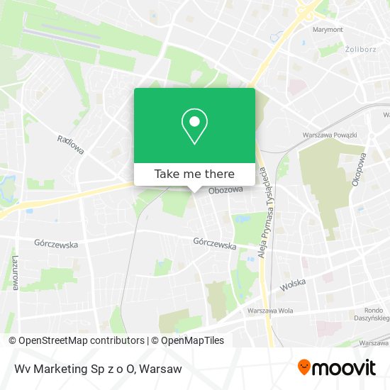 Wv Marketing Sp z o O map