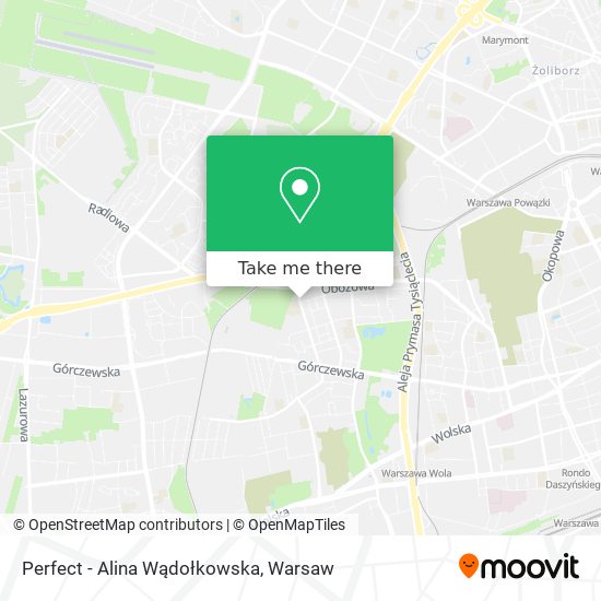 Perfect - Alina Wądołkowska map