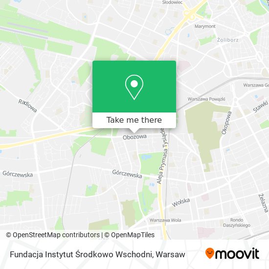 Fundacja Instytut Środkowo Wschodni map