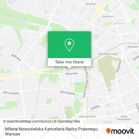 Milena Nowosielska Kancelaria Radcy Prawnego map