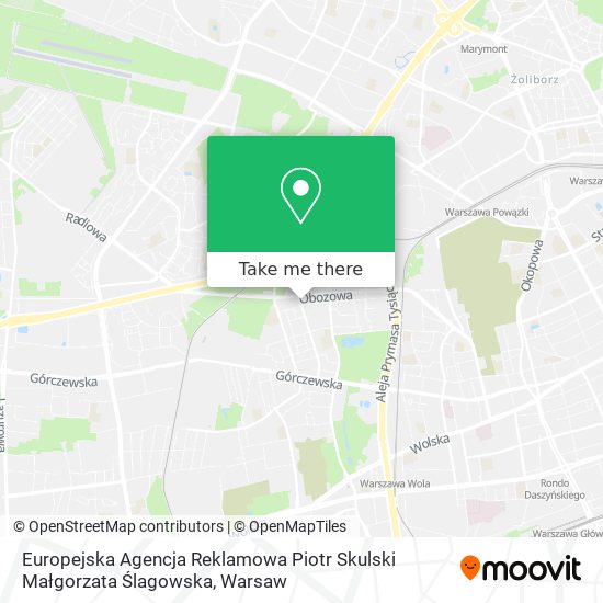 Europejska Agencja Reklamowa Piotr Skulski Małgorzata Ślagowska map