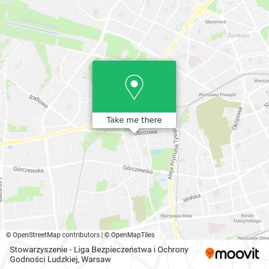 Stowarzyszenie - Liga Bezpieczeństwa i Ochrony Godności Ludzkiej map