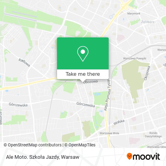 Ale Moto. Szkoła Jazdy map