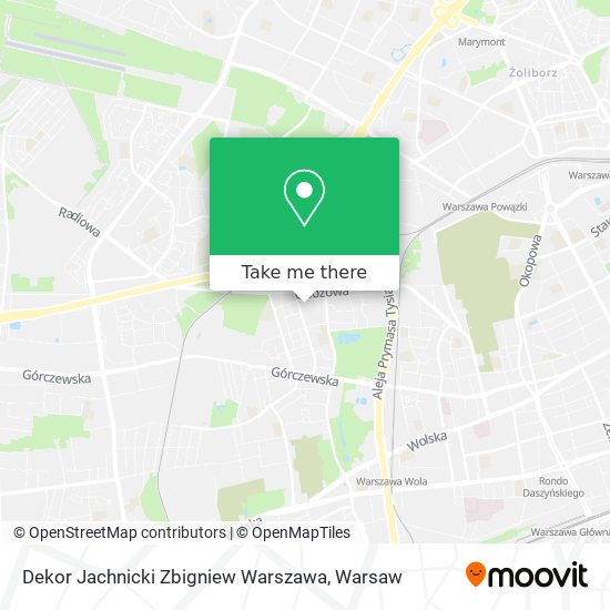 Карта Dekor Jachnicki Zbigniew Warszawa