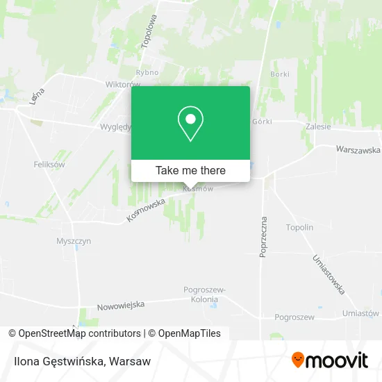 Ilona Gęstwińska map