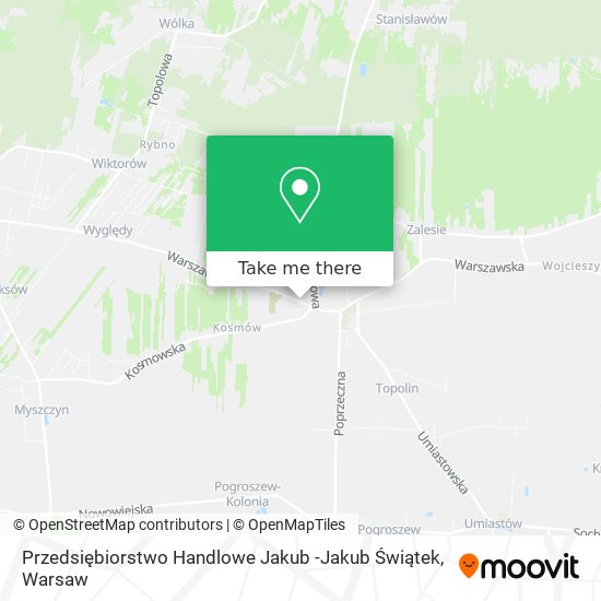 Przedsiębiorstwo Handlowe Jakub -Jakub Świątek map