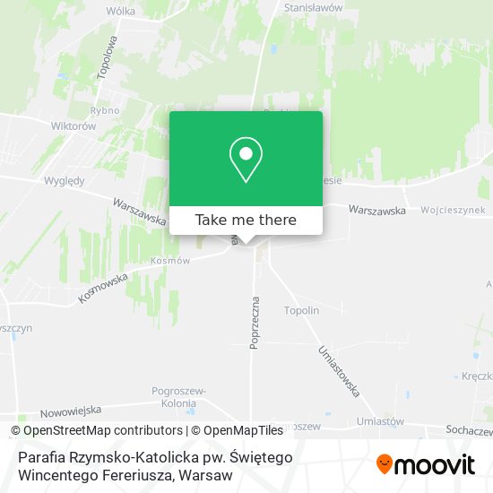 Parafia Rzymsko-Katolicka pw. Świętego Wincentego Fereriusza map