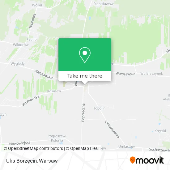 Карта Uks Borzęcin