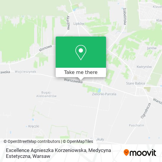 Excellence Agnieszka Korzeniowska, Medycyna Estetyczna map