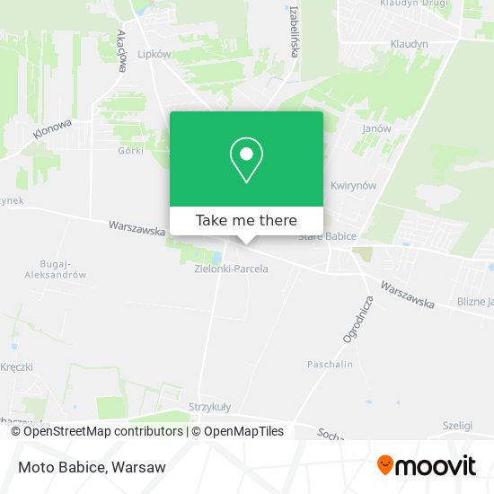 Moto Babice map