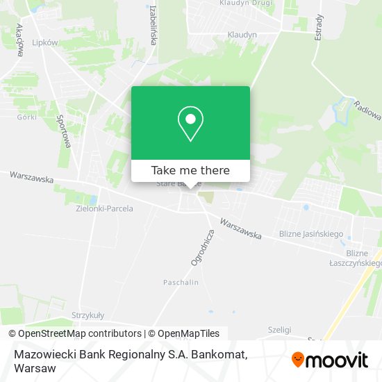 Mazowiecki Bank Regionalny S.A. Bankomat map