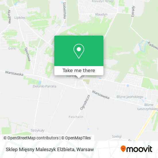 Sklep Mięsny Maleszyk Elżbieta map