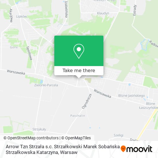 Arrow Tzn Strzała s.c. Strzałkowski Marek Sobańska Strzałkowska Katarzyna map