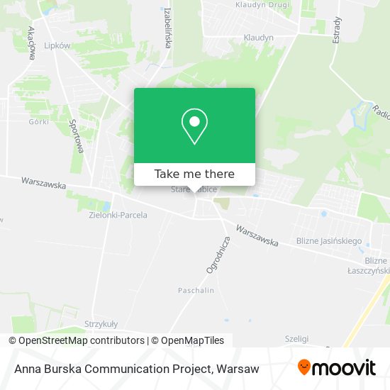 Anna Burska Communication Project map