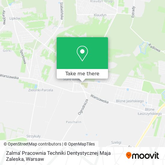 Zalma' Pracownia Techniki Dentystycznej Maja Zaleska map