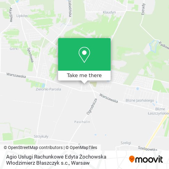 Agio Usługi Rachunkowe Edyta Żochowska Włodzimierz Błaszczyk s.c. map