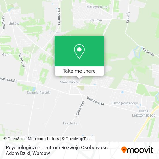 Psychologiczne Centrum Rozwoju Osobowości Adam Dziki map