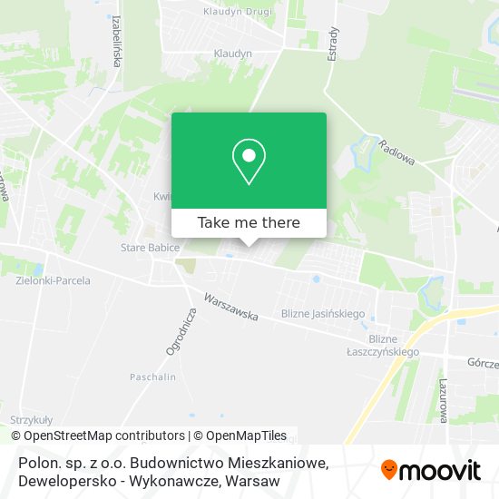 Polon. sp. z o.o. Budownictwo Mieszkaniowe, Dewelopersko - Wykonawcze map