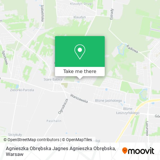 Agnieszka Obrębska Jagnes Agnieszka Obrębska map