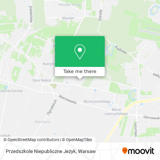 Przedszkole Niepubliczne Jeżyk map