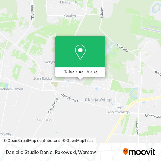 Daniello Studio Daniel Rakowski map