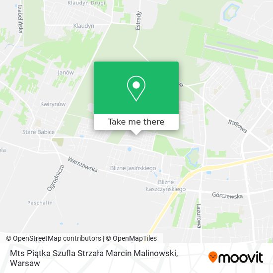 Mts Piątka Szufla Strzała Marcin Malinowski map