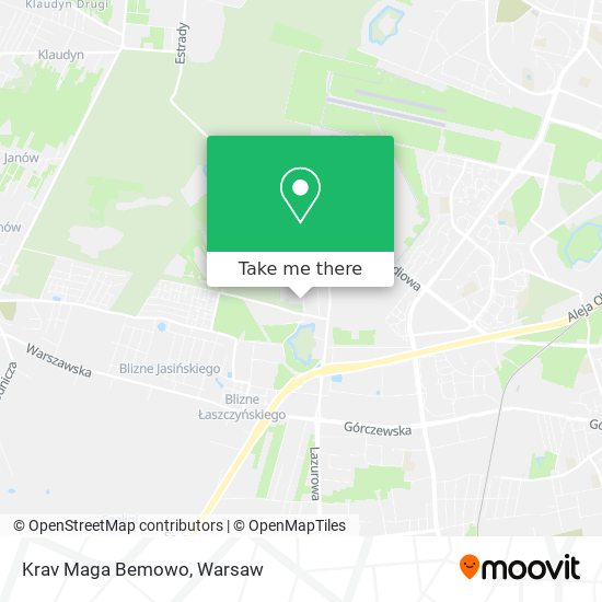 Krav Maga Bemowo map