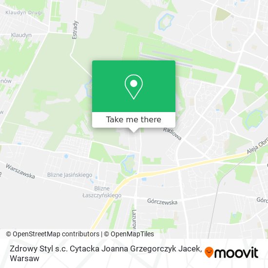 Zdrowy Styl s.c. Cytacka Joanna Grzegorczyk Jacek map