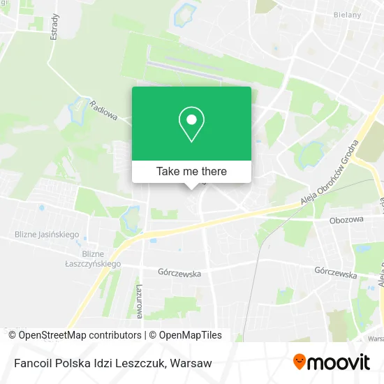 Fancoil Polska Idzi Leszczuk map