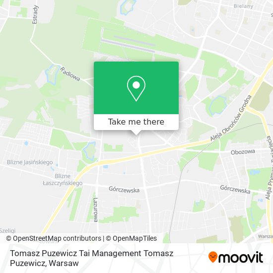 Tomasz Puzewicz Tai Management Tomasz Puzewicz map