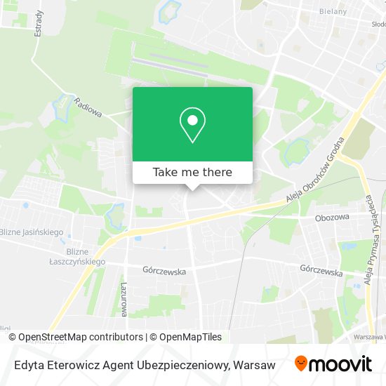 Edyta Eterowicz Agent Ubezpieczeniowy map