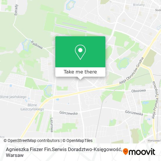 Agnieszka Fiszer Fin.Serwis Doradztwo-Księgowość map