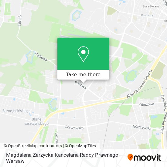 Magdalena Zarzycka Kancelaria Radcy Prawnego map